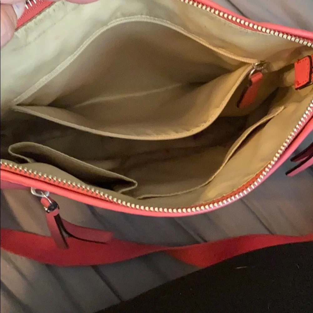 Coach Red Leather Crossbody Bag